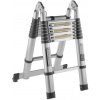 GEKO Hliníkový kĺbový teleskopický rebrík 5 m 150 kg