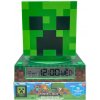 Minecraft 3D lampa s budíkom