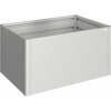 Vyvýšený záhon Biohort 1,5x1 plechový 152 x 102 x 77 cm strieborný metalický