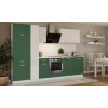 Nábytek PEGAS s.r.o. Kuchňská linka Todor 290 zelená/bílá + PD 200 bílá