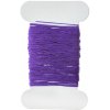 Shamballa šnúrka 0,5 mm, fialová 1 m