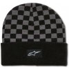 ALPINESTARS čiapka CHECKERED CUFF BEANIE čierna/sivá