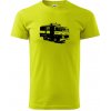 Hasičské auto Hasiči - Klasické pánske tričko vyššej gramáže - S ( Limetková )