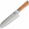 Dellinger Santoku nôž SOK OLIVE SUNSHINE DAMASCUS 17,5 cm