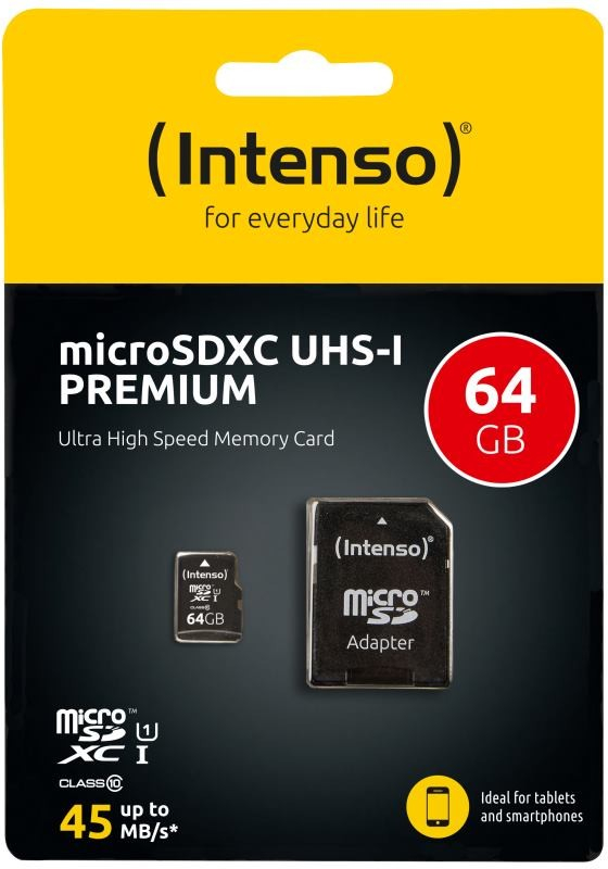 Intenso microSDXC 64GB UHS-I 3423490