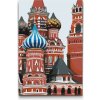 Vymalujsisam.sk Maľovanie podľa čísiel - Červené námestie Veľkosť: 20x30cm, Rám: Na kartónovej doske