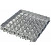 Cambro Nadstavec koša full drop 500x500 mm sivý, model E1, Cambro, počet priehradok: 49 (7x7), rozmer priehradky: 62x62 mm, Svetlosivá, 499x499x(H)51mm