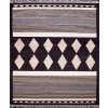 Diamond Carpets koberce Ručne viazaný kusový koberec Alberta DESP P114 Dark Coffee Mix - 80x150 cm Hnedá
