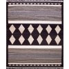 Diamond Carpets India , Ručne viazaný kusový koberec Alberta DESP P114 Dark Coffee Mix, 160x230, hnedá, chodba / predsieň