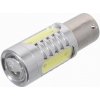Žiarovka 4 SMD LED 12V Ba15S s rezistorom CAN-BUS ready biela