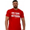 Pánske tričko GymBeam One Team T-shirt Red 3XL