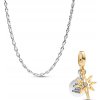 PANDORA set retiazka s príveskom North Star 393052C00-50+763588C01
