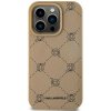Kryt pre mobil Karl Lagerfeld PU Karl Heads Pattern MagSafe Zadný Kryt pre iPhone 15 Pro Beige (KLHMP15LPGKHPHE)