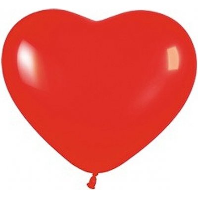 Smart balloons Balónik latexový srdce červené 26cm