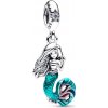 Pandora Strieborný prívesok Malá morská víla Disney 792695C01
