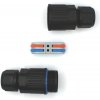 Káblová rýchlospojka DROTIK vodotesná AL 9-12mm IP68 2pin