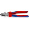Silové kombinované kliešte Power 225 mm Knipex 02 02 225 T BK s upevňovacím očkom