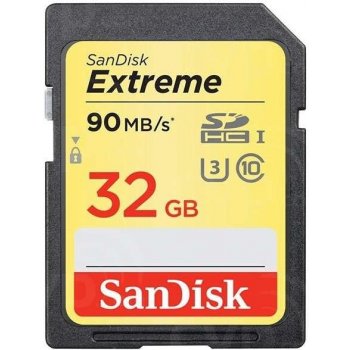 SanDisk Extreme SDHC 32GB UHS-I U3 SDSDXNE-032G-GNCIN