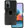 Puzdro Ring Armor Xiaomi Redmi Note 10 Pro/Note 10 Pro Max - čierne
