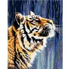 Zuty Diamantové maľovanie TIGER PRI VODOPÁDE 40x50 cm vypnuté plátno na rám
