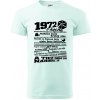 1972 v kocke - Klasické pánske tričko vyššej gramáže - 2XL ( Frost )