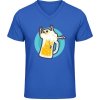 Soft-Style V Tričko Gildan - Motív - Pivo so smrtkou - Royal Blue - S - Pánske