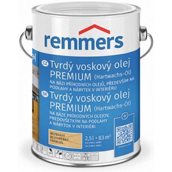 Remmers Tvrdý voskový olej Premium 2,5 l Bezfarebný