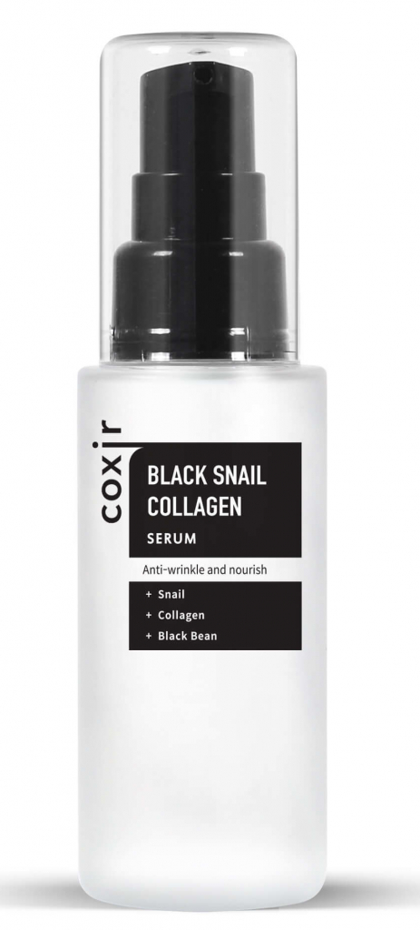 Coxir Black Snail Collagen Toner Sérum proti starnutiu so slimákovým mucínom a kolagénom 150 ml