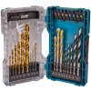 Makita E-07032 sada bitů a vrtáků do dřeva, kovu a zdiva 27 ks