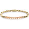 Rebel&Rose Pozlátený náramok Sunstone meets Yellow Gold RR-40139-G 16,5 cm