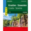 Kroatien - Slowenien, Autoatlas 1:150.000, freytag & berndt