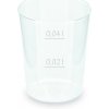 Pohárik vratný WIMEX PP priemer 43mm 2cl/4cl, 50ks