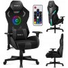 Herné kreslo Huzaro Combat 7.6 RGB Black látka čierne