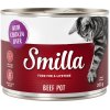 Výhodné balenie Smilla hovädzia konzerva 24 x 200 g - hovädzie s kuracou pečeňou