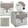Atmosphera for Kids Úložný box líška 29 x 29 x 29 cm