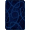 Najkoberce Kúpeľňový koberček Kobe Navy granátový, línie 50x80 cm