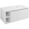 Sapho LOREA skrinka s umývadlom 101x46x51,5cm (20+80cm), pravá, biela matná LE080-3131-R-01