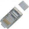 Konektor 100-pack, Datacom RJ45, CAT6, STP, 8p8c, tienený, na drôt (4135)
