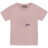 COLOR KIDS-Girls T-shirt W. Print -S/S-5077-Coral Blush Ružová 116