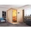 Interiérová fínska sauna 196 x 196 cm Dekorhome