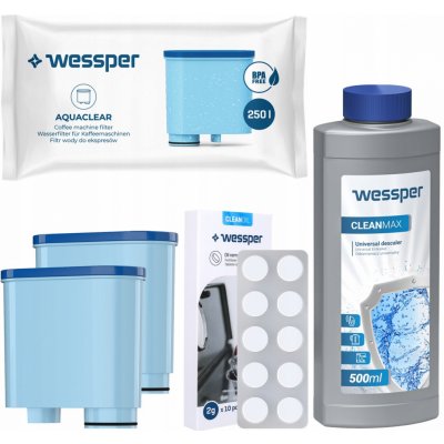 Wessper Tablety na odstraňovanie vodného kameňa z vodného filtra Saeco Xelsis
