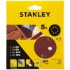 Stanley Príslušenstvo - 5-dielna súprava brúsnych papierov, priemer 115 mm STA32022-XJ