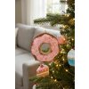 Dekorácia MagicHome Vianoce Candy Line, donut, hnedý, závesný, 13 cm