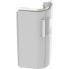 GEBERIT KÚPEĽNE Skrinka Selnova Compact pod roh.malé umývadlo, 2 dvierka, svetlosivý/lakovaný matný