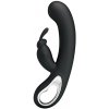 Pretty Love Webb – dvojitý vibrátor na bod G a klitoris (čierny)