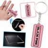 Brelok Do Kluczy Peripheral Wisiorek Kolekcjonerski BLACKPINK RóżOwy 2 Szt