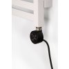 TERMA MOA IR ČIERNA elektrická vykurovacia tyč s termostatom + funkcia sušenia uterákov + možnosť diaľkového ovládania Výkon: 400W, Typ kábla a zapojenia: Špirálový s koncovkou 0,45m WEMOR04T905U