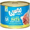 WOW Cat Kitten Junior Paté Kurča s krevetami 200 g