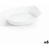Kuchynská misa Luminarc Smart Cuisine Obdĺžnikový Biela Sklo 30x22 cm 6 ks