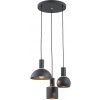 Argon Argon 1472 - Luster na lanku SINES 3xE27/15W/230V čierna AR1472 + záruka 3 roky zadarmo + záruka 3 roky zadarmo